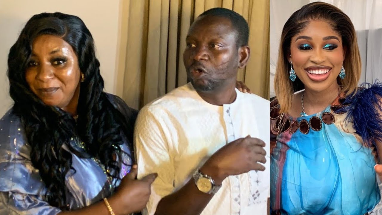 ACTRESS MIDE MARTINS WON’T ALLOW HER HUSBAND AFEEZ OWO GET MASSAGE AT YETUNDE BARNABAS STORE OPENING