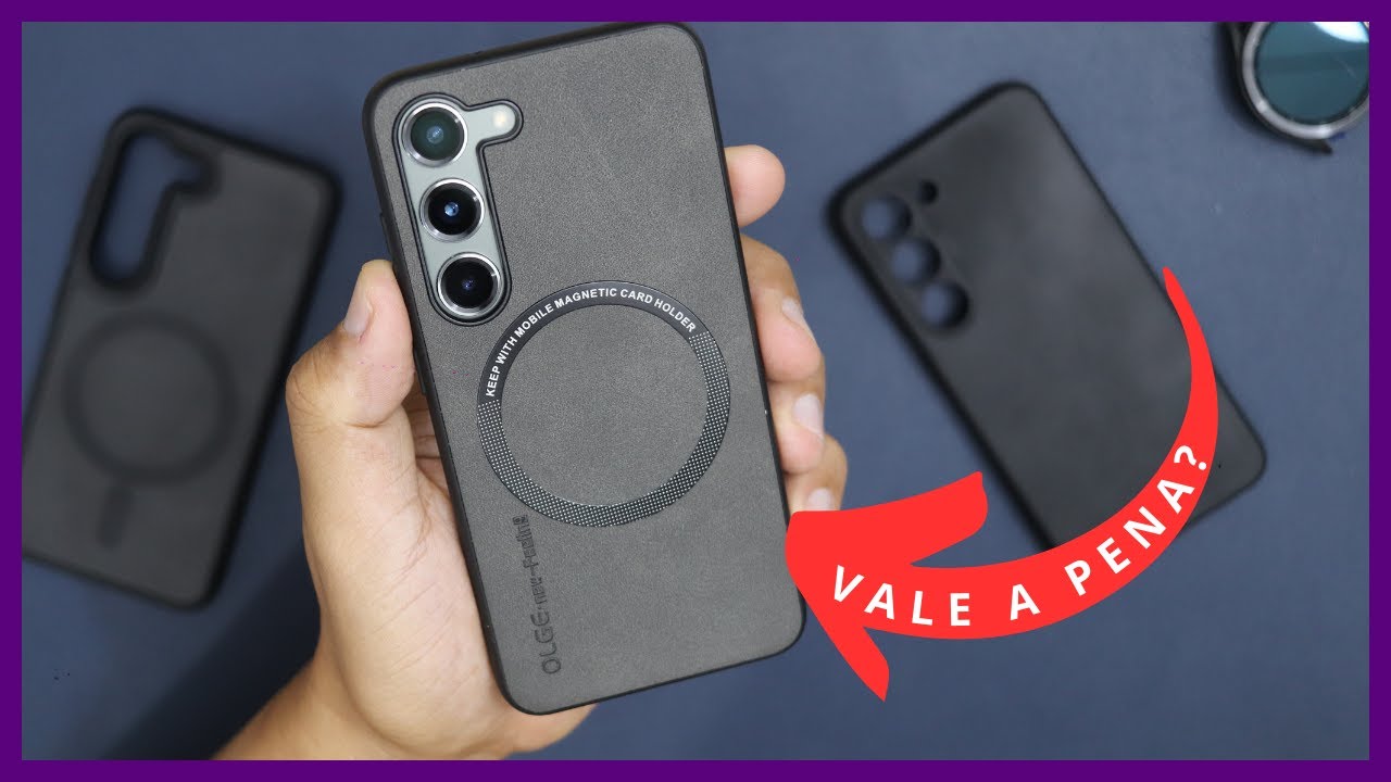 SEU S23 COM (3 CAPAS, UMA PELÍCULA FOSCA E UMA POWER BANK)