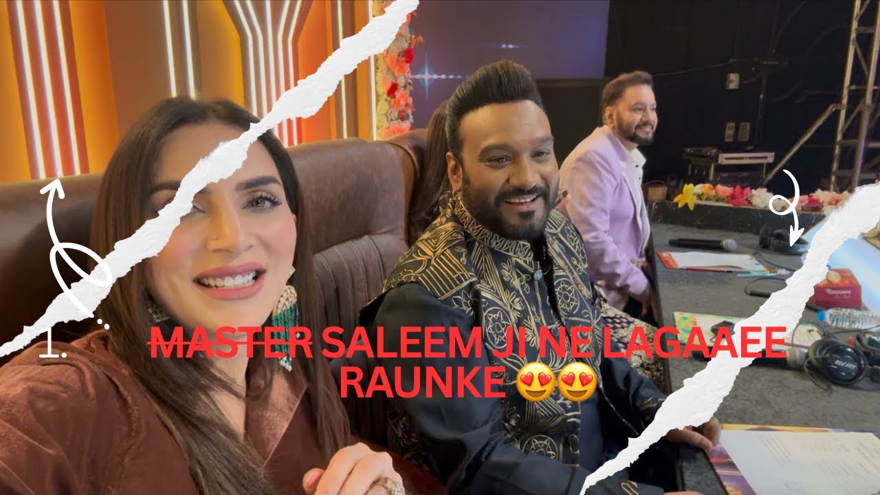 Master Saleem Ji Ne Lagaaye Set Par Raunke 😍😍