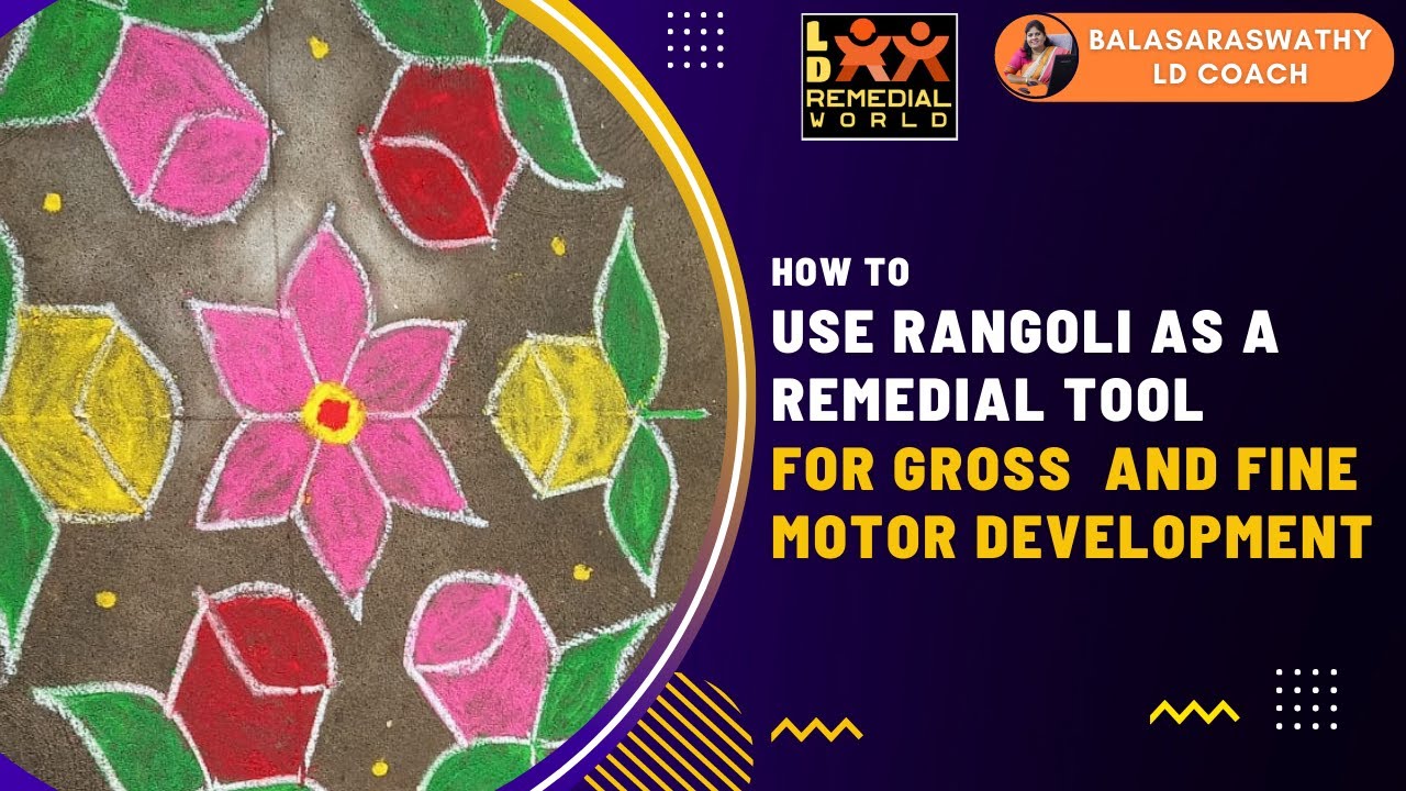 How to  Use Rangoli as a Remedial tool ?