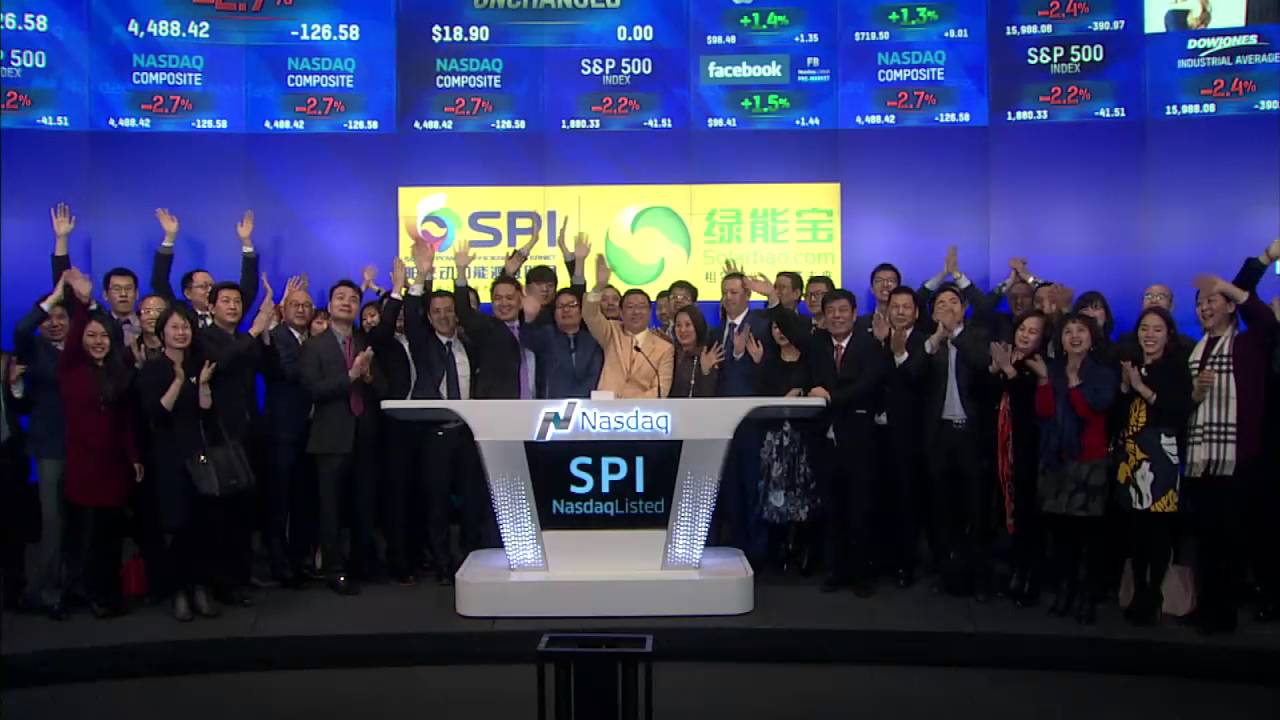 SPI Energy rings the Nasdaq Opening Bell