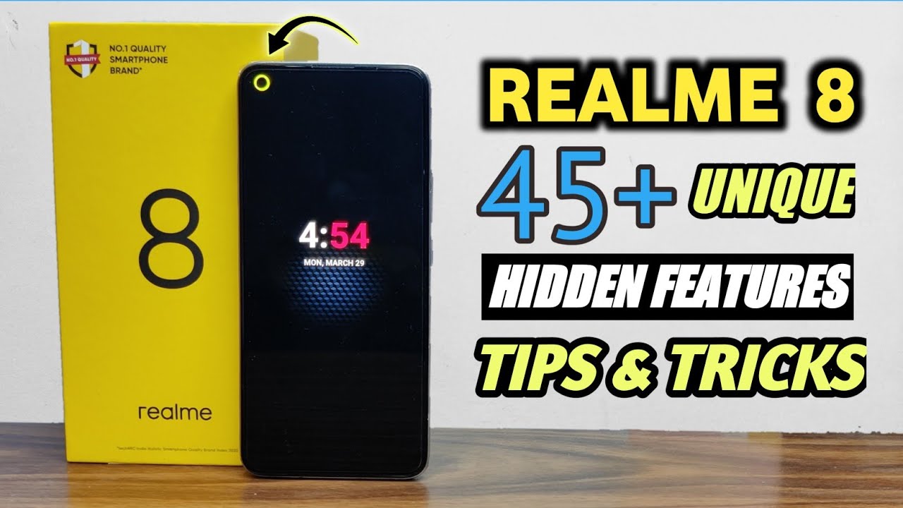 Realme 8 Tips And Tricks | Realme 8 Top 45+ Unique Hidden Features Tips & Tricks in Hindi