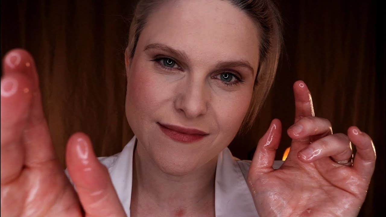 [ASMR] A Fast Paced Oily Face Massage ~ Personal Attention