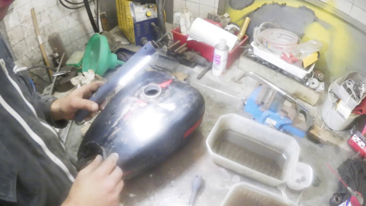 Tuto Restauration d'un vieux réservoir. Terrot ETM 1953