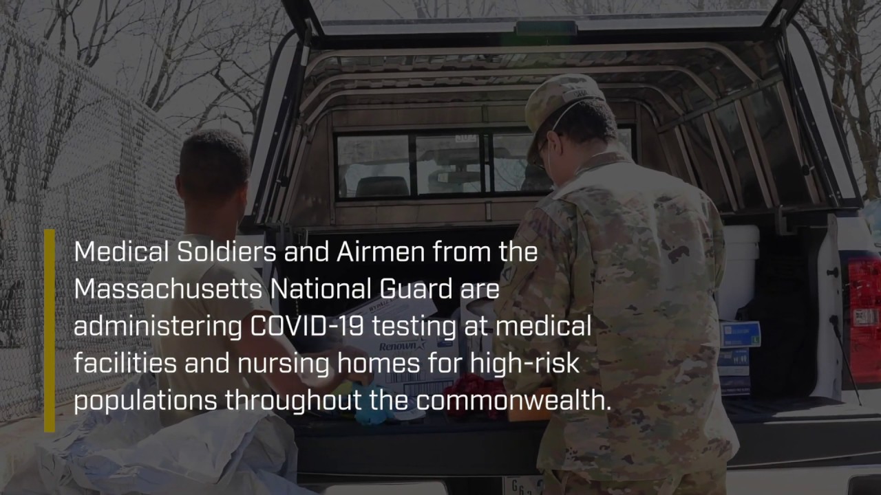 Mass. National Guard administers COVID-19 testing