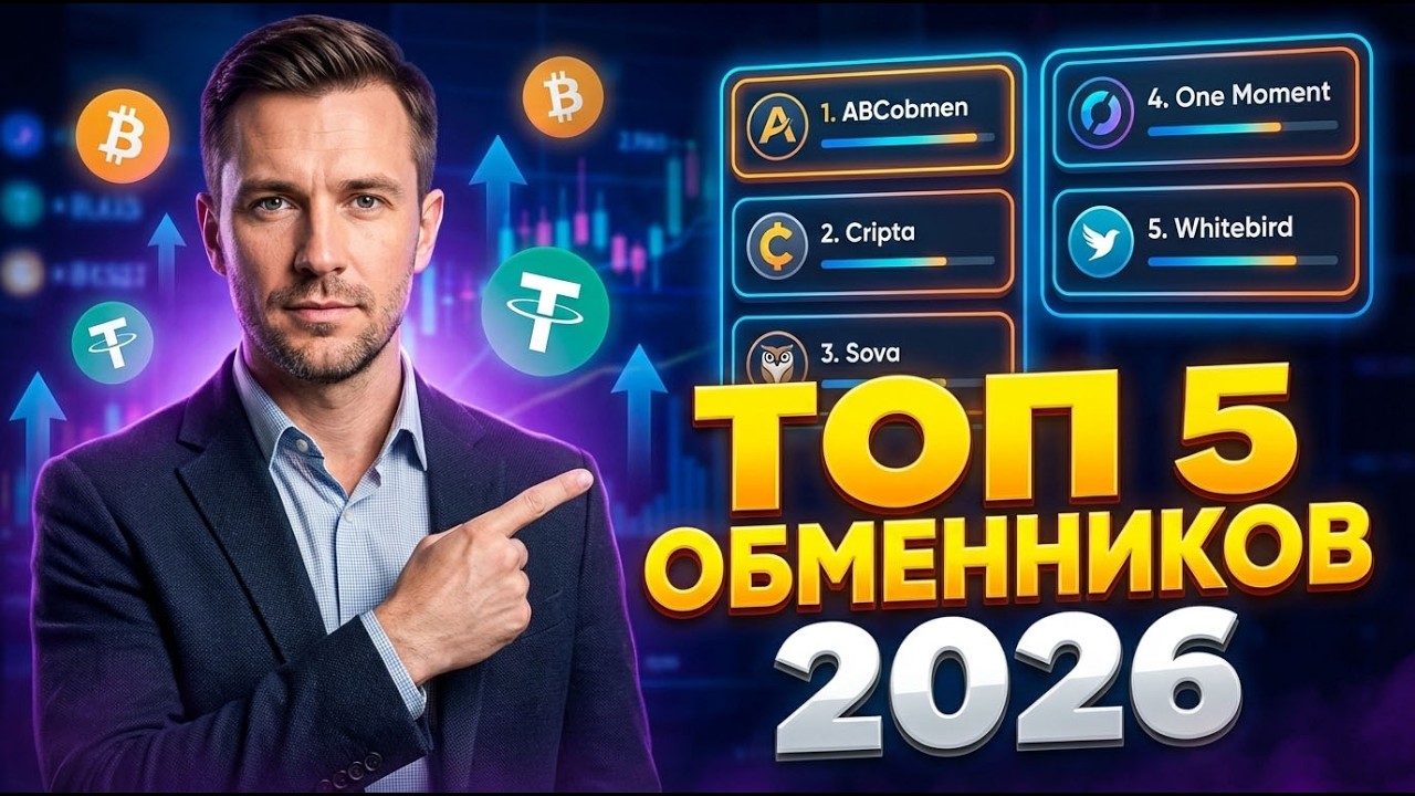 Топ-5 обменников криптовалют в 2026 году