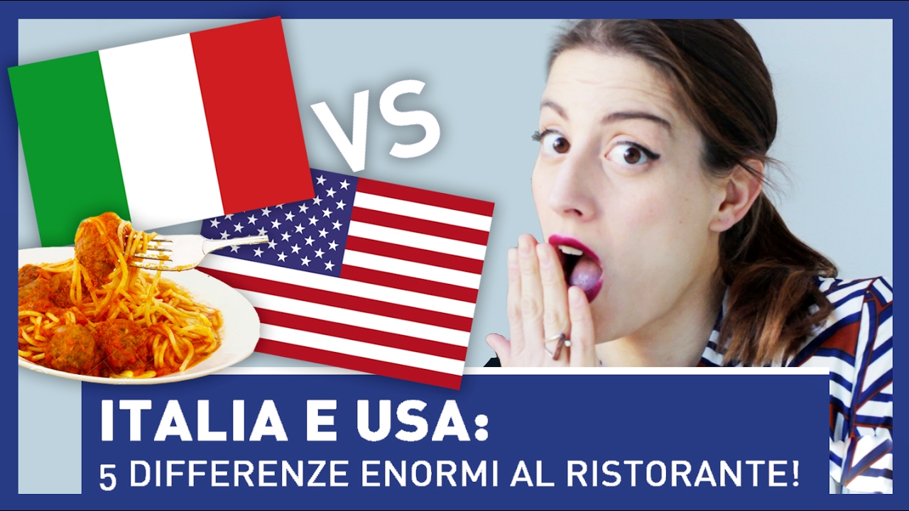 ITALIA E USA: 5 Differenze enormi al ristorante!