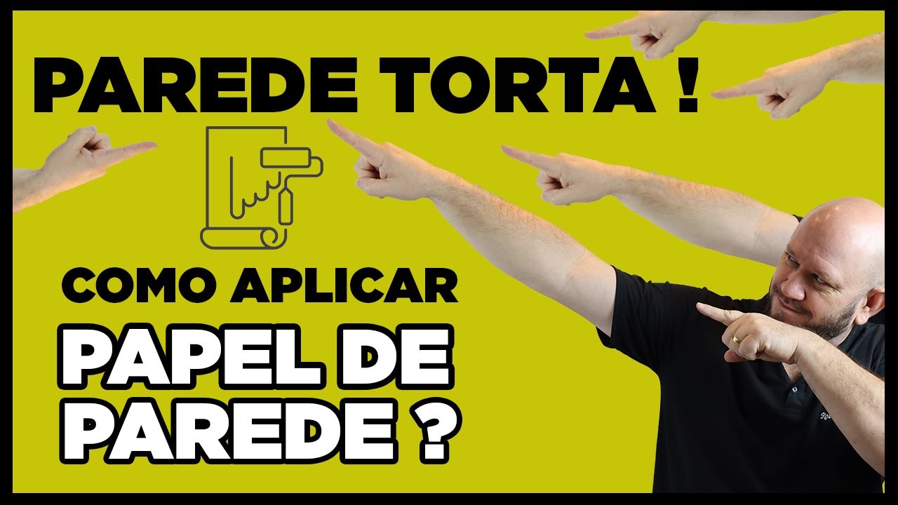 Parede torta como instalar papel de parede