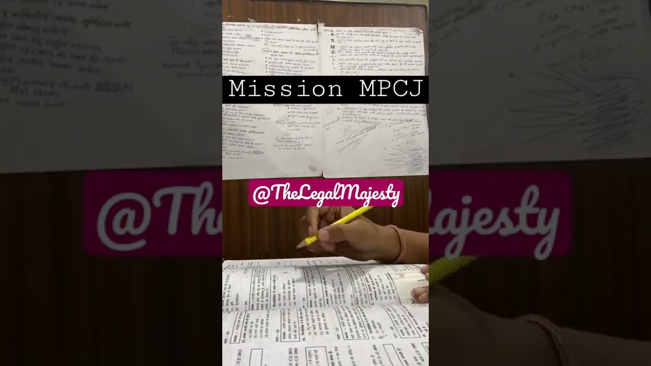 Study with me for MPCJ PRE 2022 #shorts shorts #mpcj #judiciary #viralvideo Study #judiciary