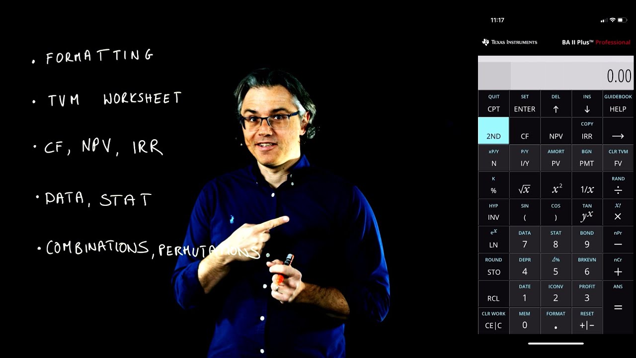 CFA Level 1 calculator tips