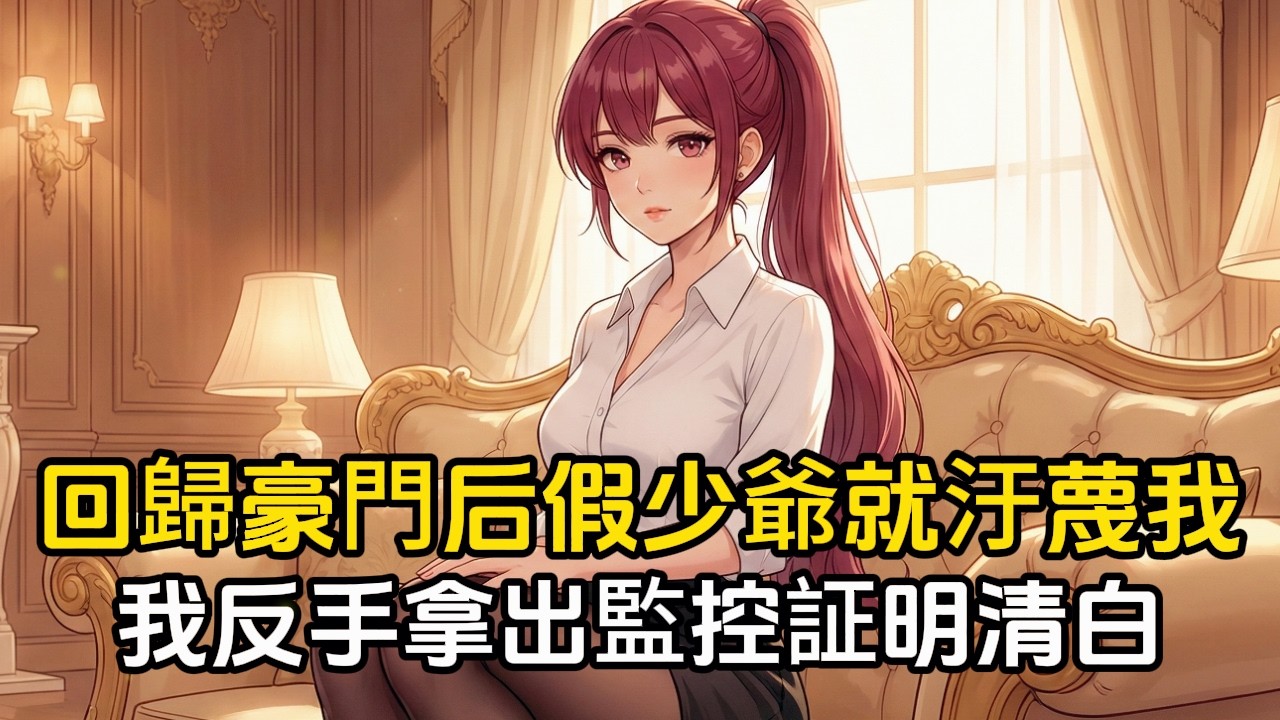 回歸豪門的第一天，假少爺污衊我偷了姐姐的胖次，我反手拿出監控證明自己的清白#動漫 #漫畫 #二次元 #戀愛