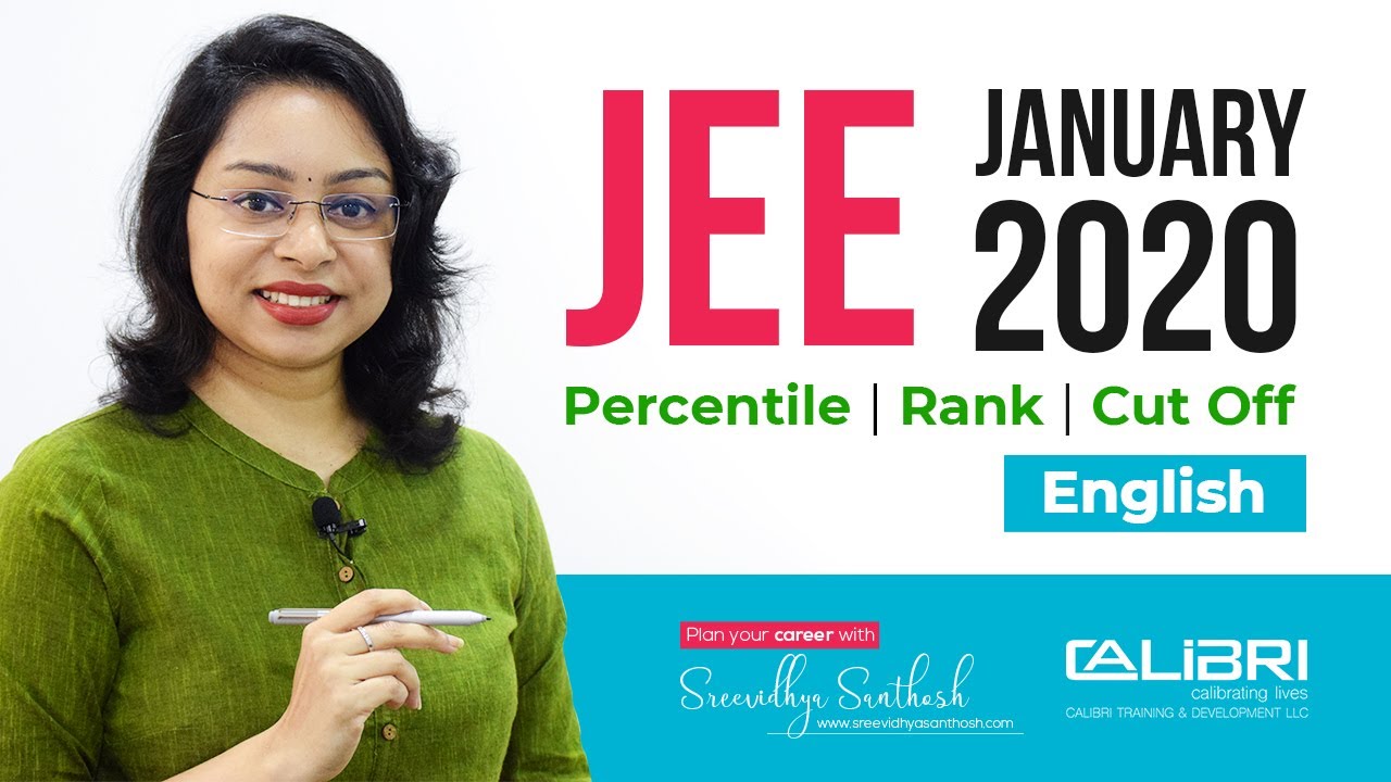 JEE Main 2020 | Percentile Score | Percentile Vs Rank | Dubai | Sreevidhya Santhosh