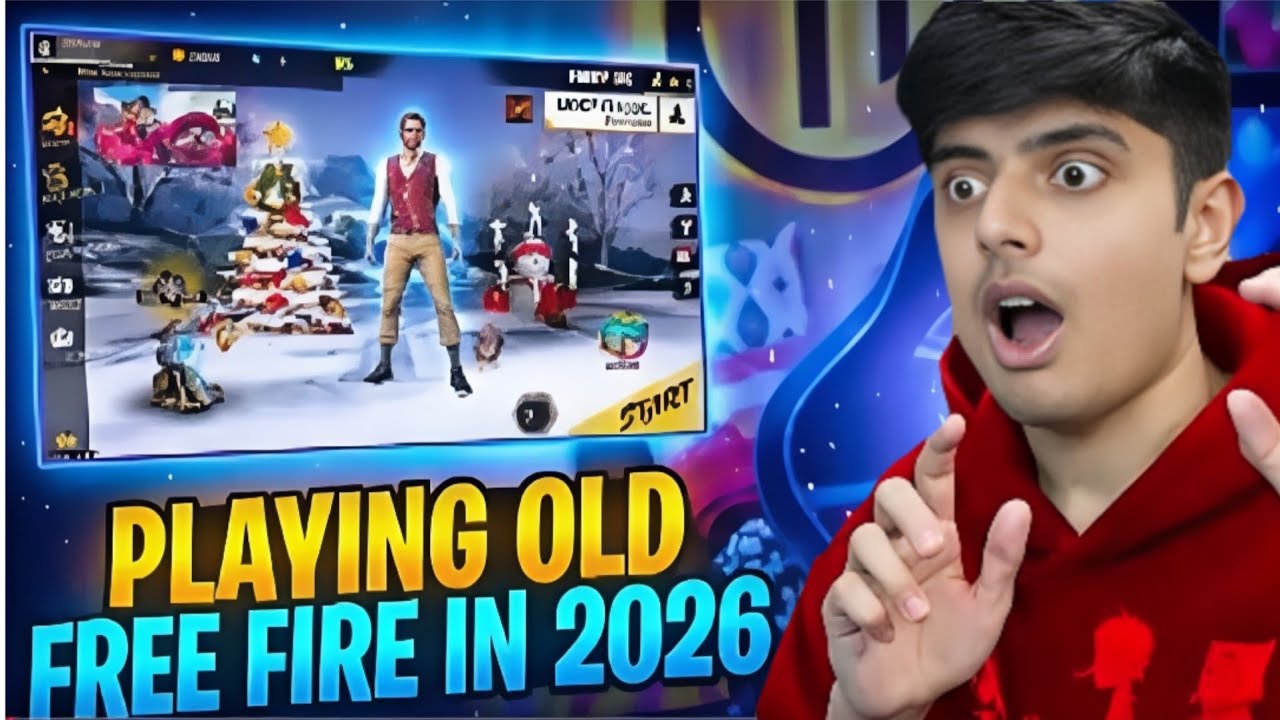 PLAYING 2017 OLD FREE FIRE IN 2026 !😱✨
