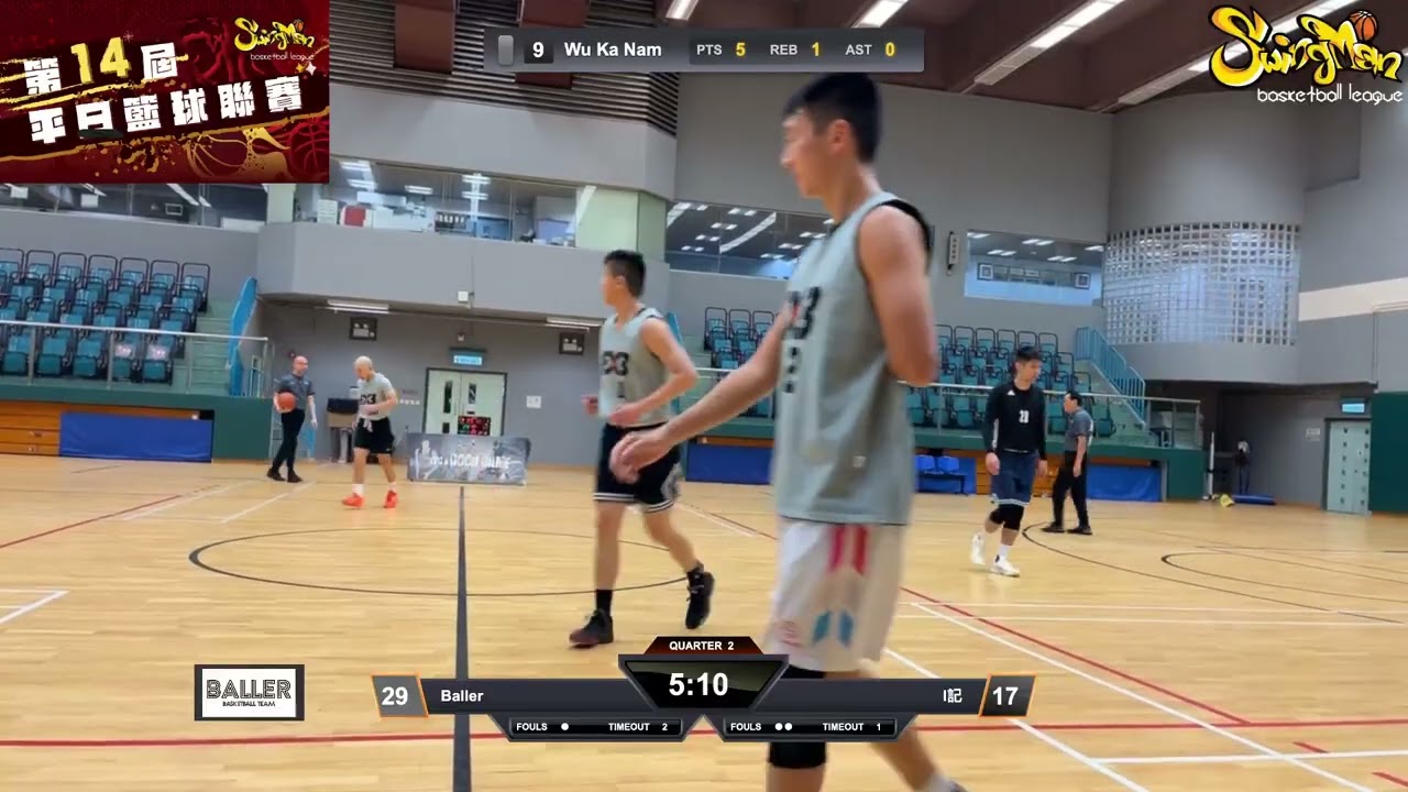 平日籃球聯賽 2026-01-29 大窩口體育館 Baller VS  I記 Q2