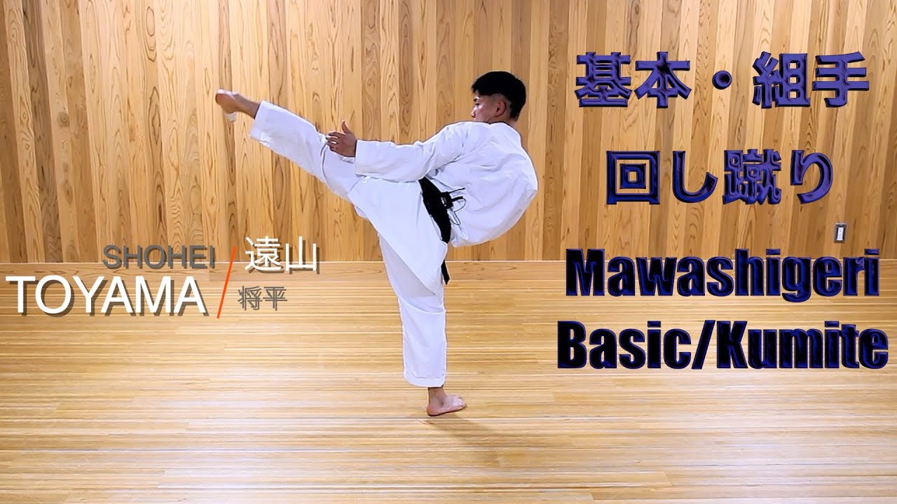 Basic Kumite: From Basic Mawashigeri to Kumite Mawashigeri  基本回し蹴りから組手回し蹴りまで