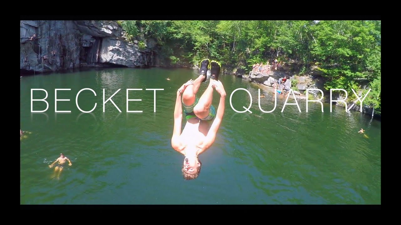 Epic Cliff Jumping | Becket Quarry |