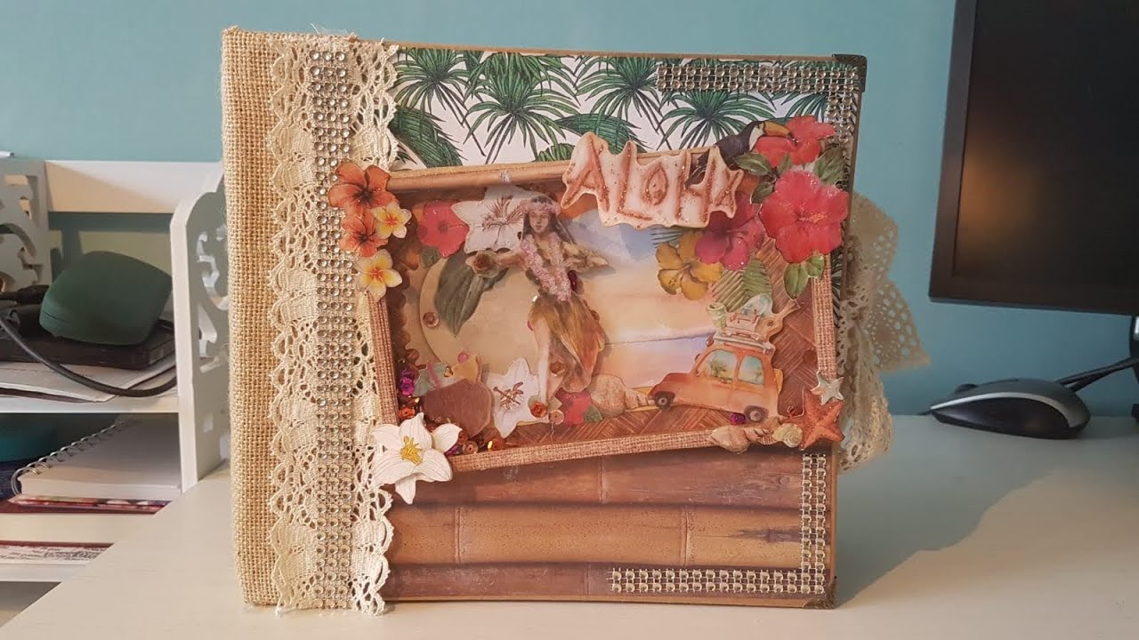 Album Photo Pop-up Hawaï, tropical