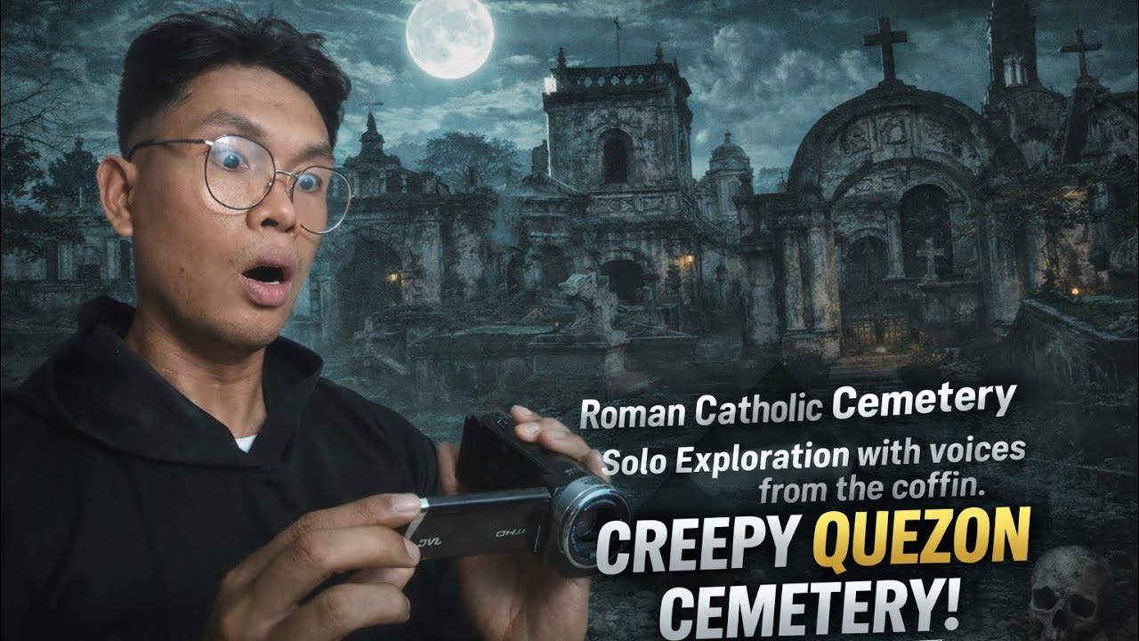 SOLO EXPLORATION sa Roman Catholic Cemetery sa Quezon?! May Mga Boses Mula sa Kabaong! 😱
