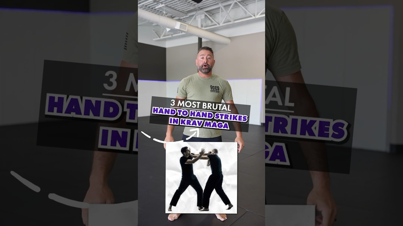 3 most brutal hand to hand STRIKES in KRAV MAGA!!  #mma #mmatips #martialarts #jiujitsu