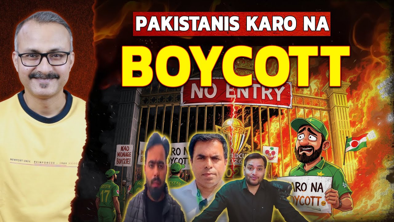 Pakistanis Karo na T-20 WC se Boycott 😂🔥| पाकियों करों ना T-20 वर्ल्ड कप से बायकॉट