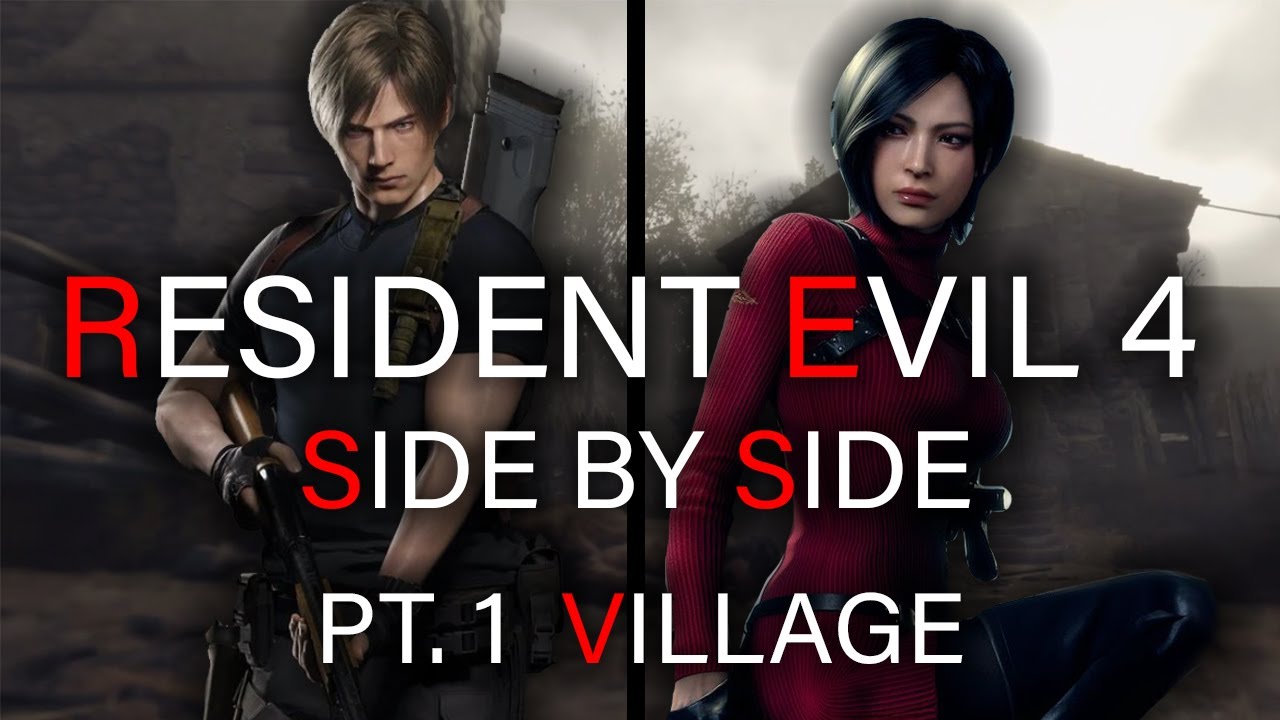 Resident Evil 4 - Side by Side Playthrough (pt.1 Village)