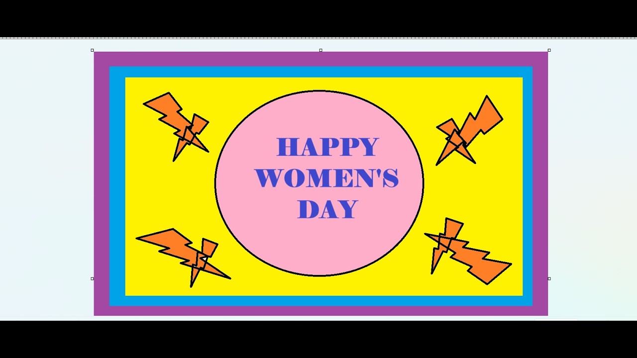 Happy Women’s Day Card | Cute Women’s Day Card Idea | Easy card ides