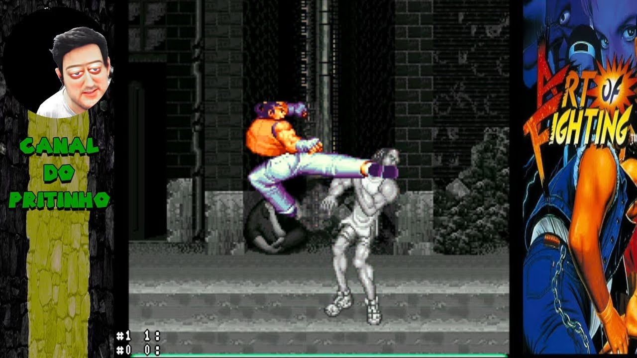 Art of Fighting Snes : Conhecendo Jogos que NUNCA JOGUEI em LIVE 🛜