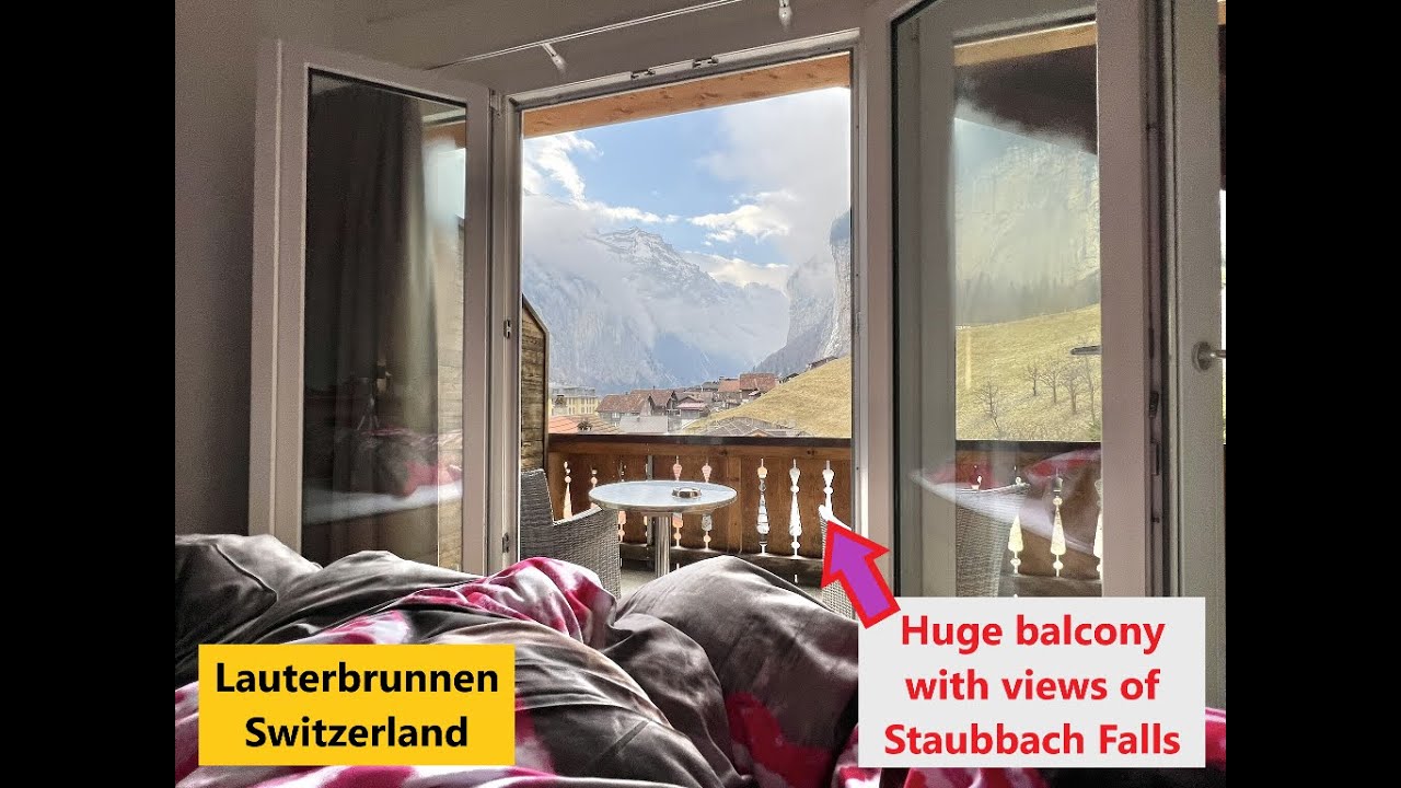 Room Tour: Staubbach Room With Balcony at Hotel Silberhorn, Lauterbrunnen, Switzerland