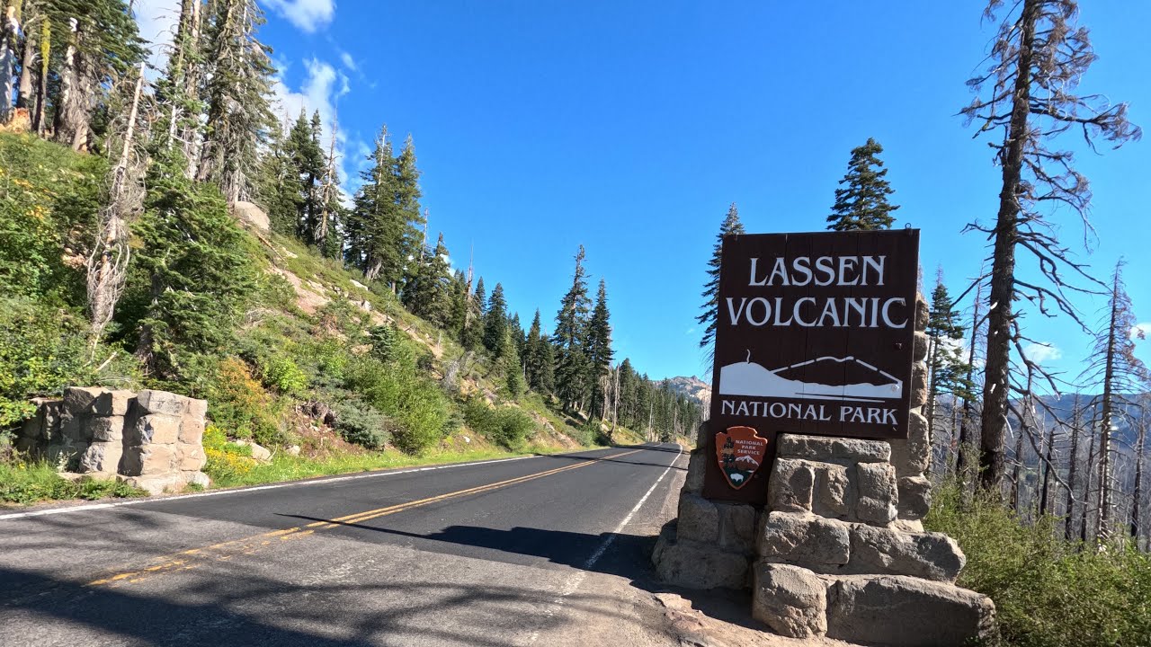 Scenic Drive in Lassen Volcanic National Park