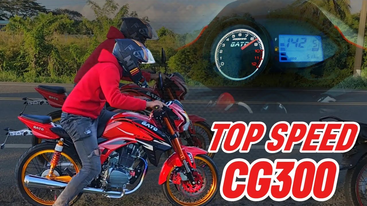 Velocidad del CG300 super gato de fabrica con su millero digital