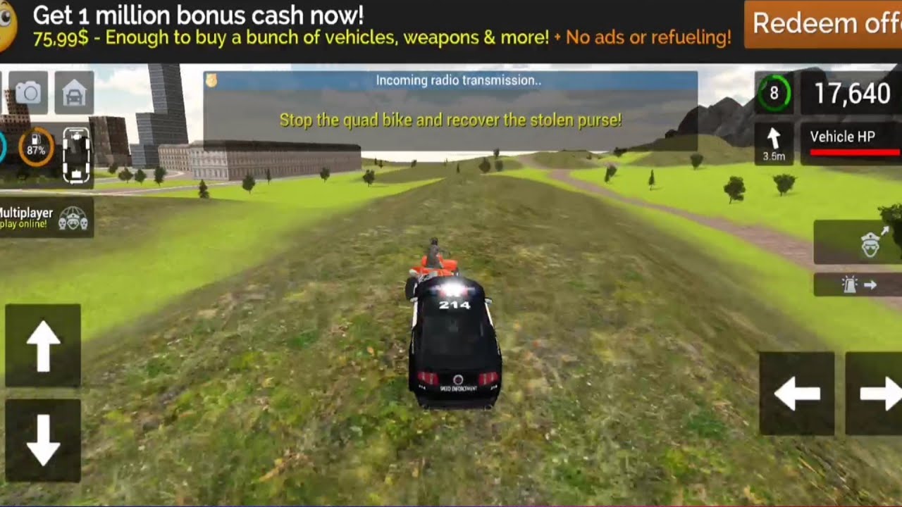 Stop the quad bike - Cop Duty Police Car Simulator - Android Gameplay