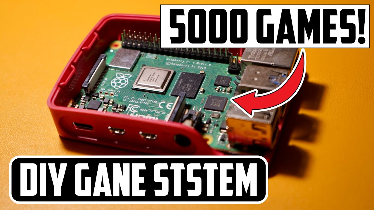 Become The ULTIMATE DIY Gamer With RetroPie and Raspberry Pi 5!