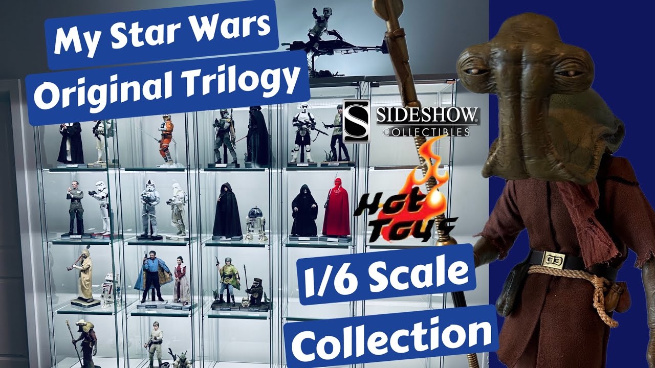 My Star Wars Original Trilogy 1/6 Scale Hot Toys and Sideshow Collection 2024