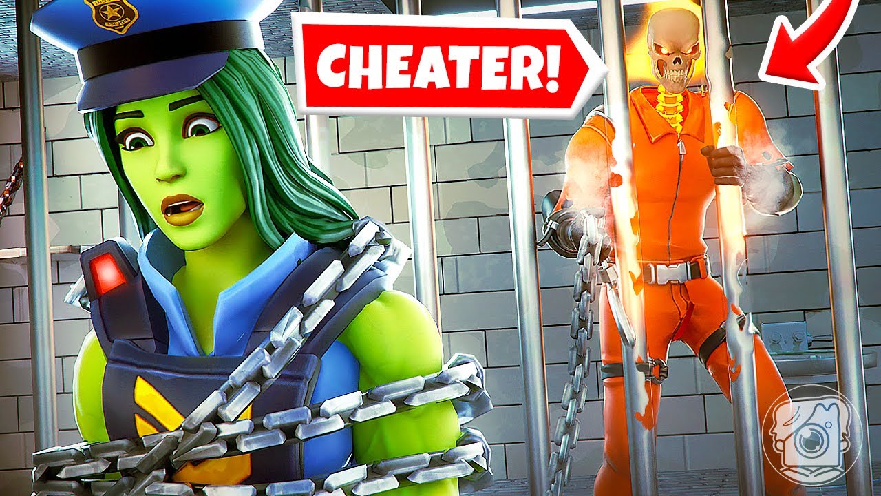GHOST RIDER: EXTREME PRISON ESCAPE! (Fortnite Cops & Robbers)
