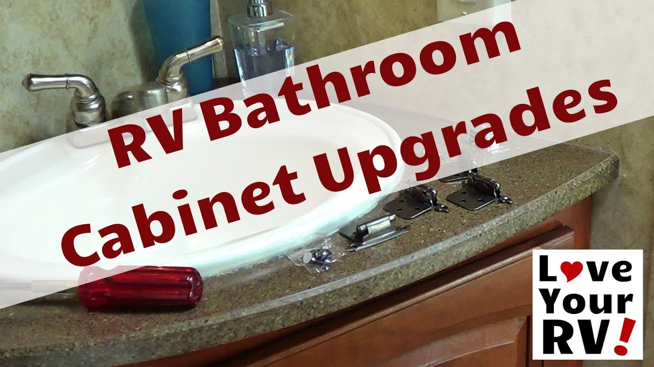 RV Bathroom Cabinet Upgrades