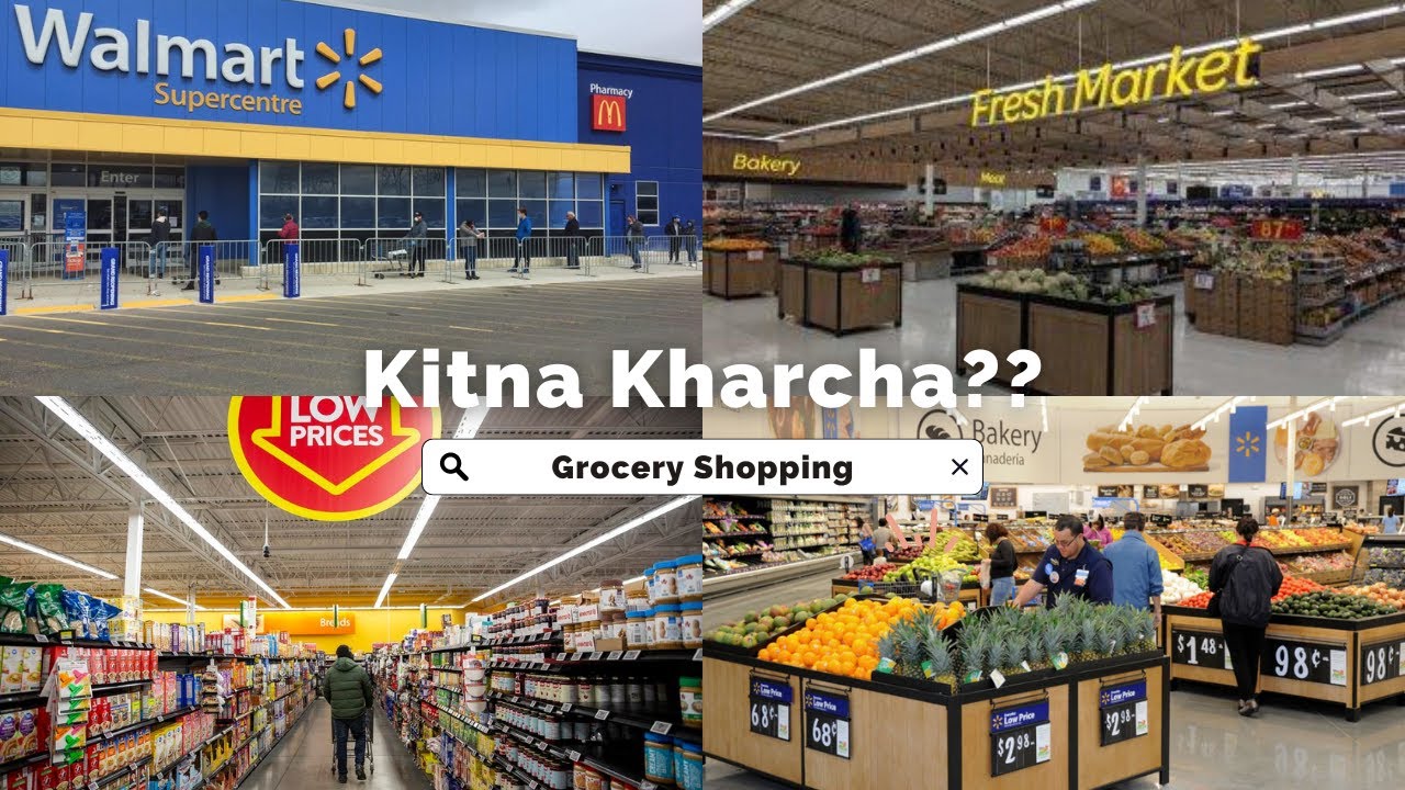 Grocery Canada | 1 month ka kitna kharcha??😲🤔 | Estimate Overall