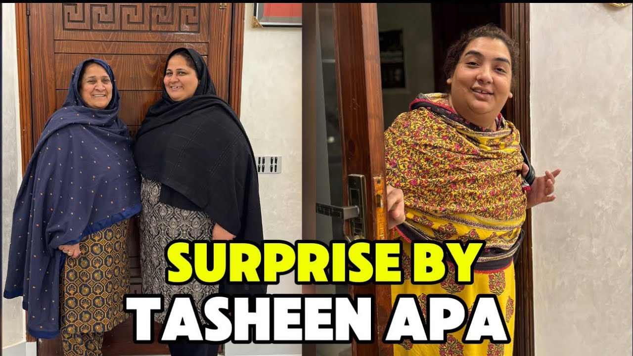 Surprise By Tahseen Apa 😊Tahseen Apa gave a party 🥰