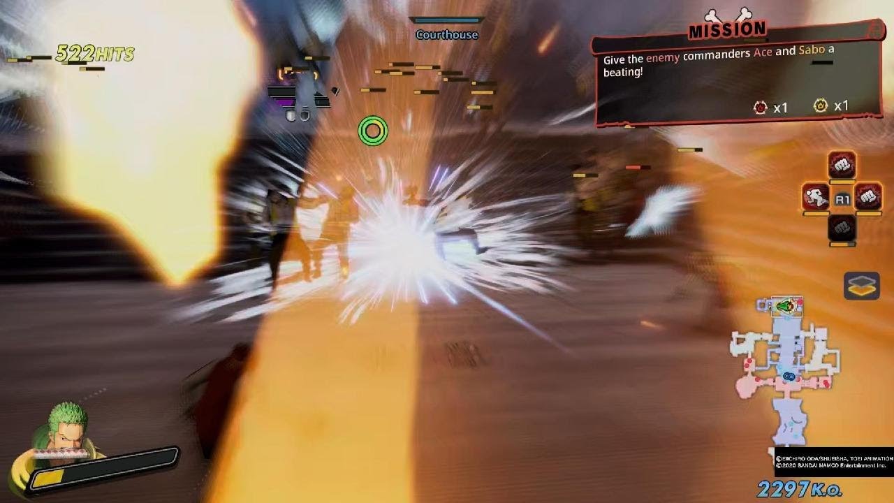 ONE PIECE: PIRATE WARRIORS 4_treasure battle Zoro