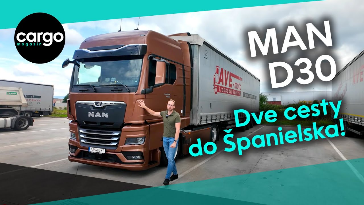 Krst ohňom pre MAN D30: S akou spotrebou zvl&aacute;dol dve otočky do &Scaron;panielska?