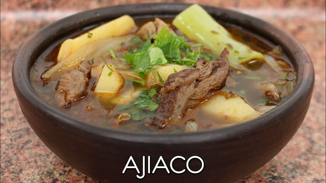 ¿Te quedó carne del asado? ¡Entonces haz AJIACO! (LA MEJOR RECETA) - Come come príncipe