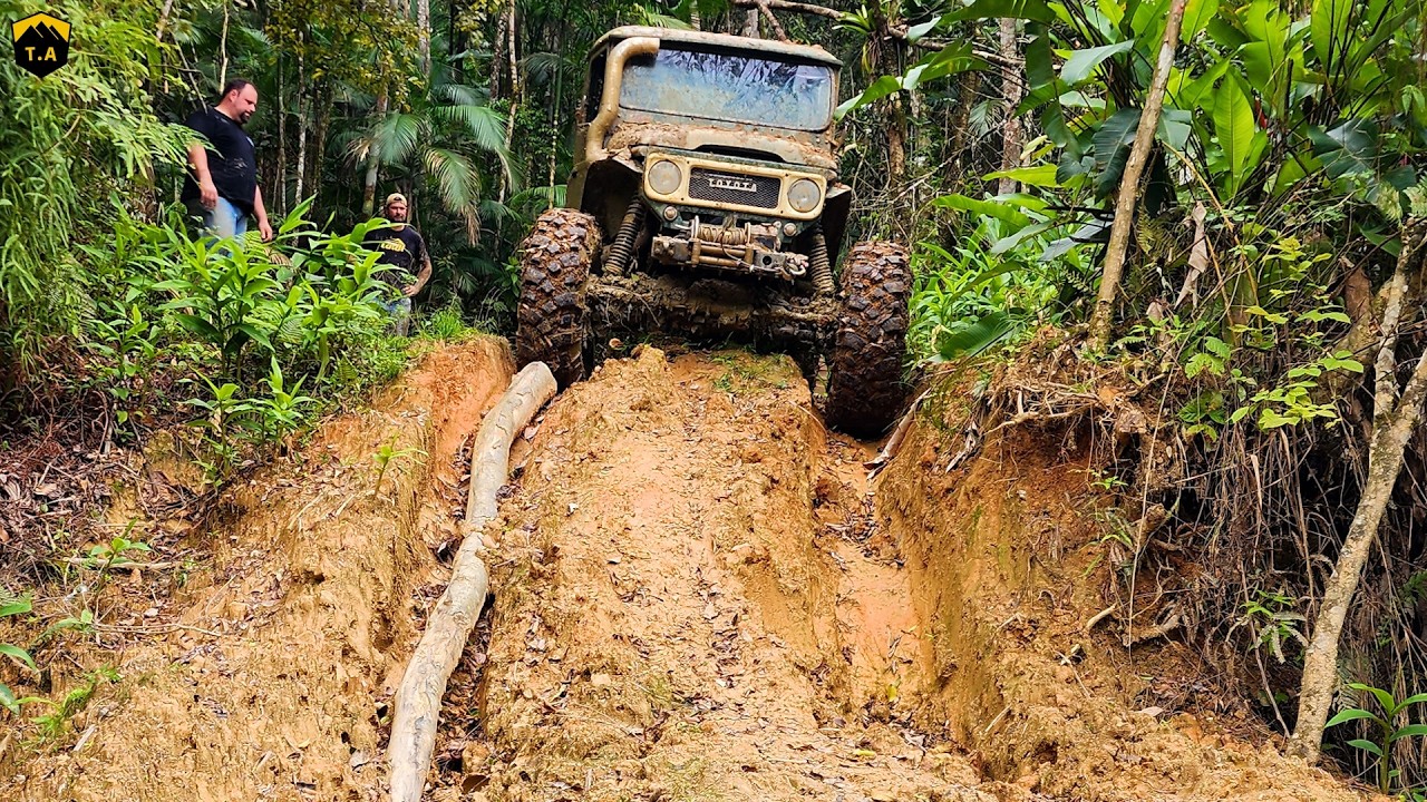Trilha do Minela - Toyota, F-75 Biturbo & Troller - Só os fortes terminam 💪