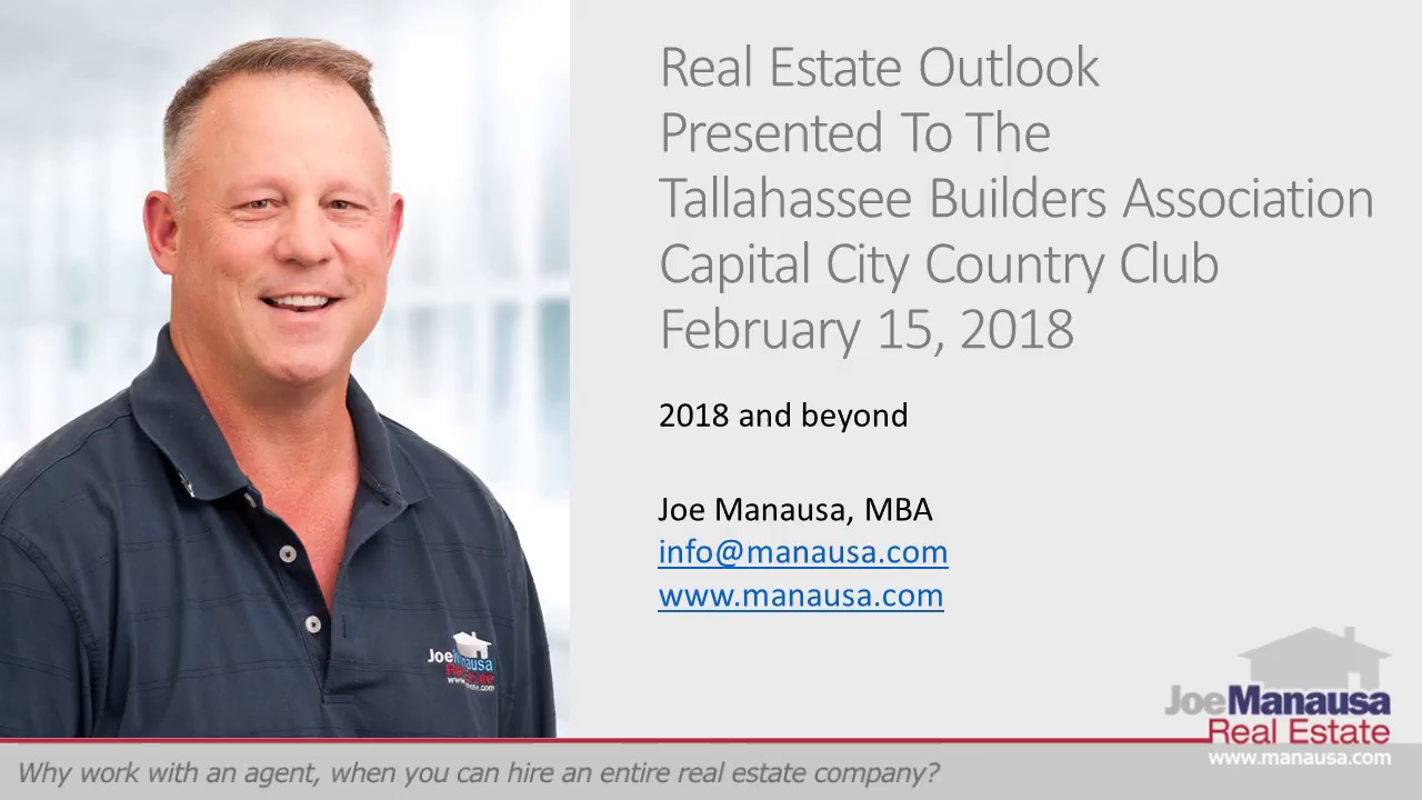Tallahassee Real Estate Market Outlook February 2018 | Joe Manausa Real Estate