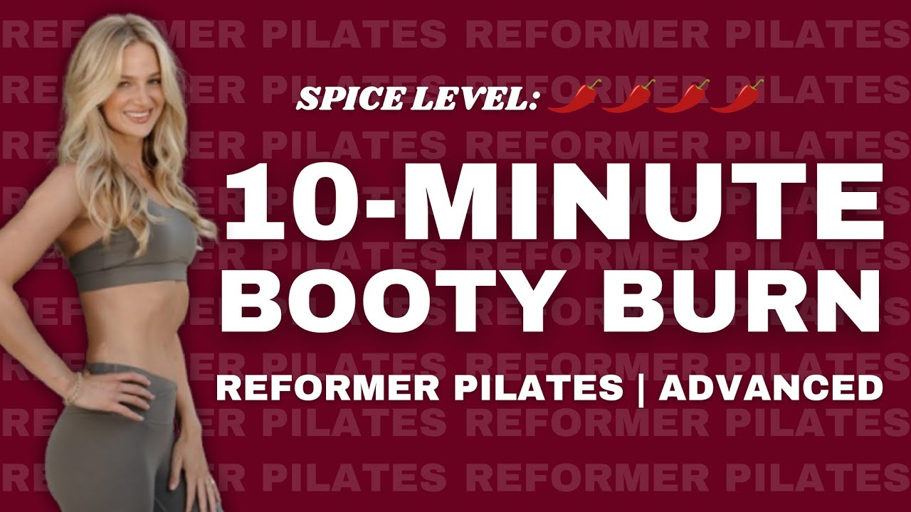 Advanced Reformer Pilates Booty | Deep Glute + Hamstring Burn | 10:30 Mins