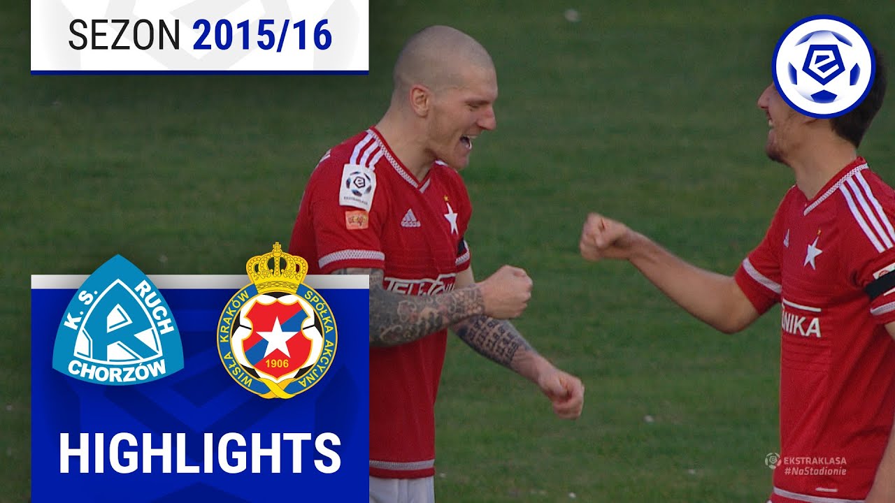 Ruch Chorzów - Wisła Kraków 2:3 | SKRÓT | Ekstraklasa 2015/16 | 29. Kolejka