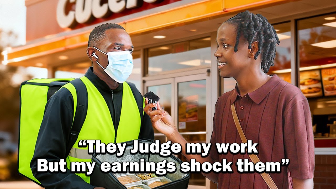 They laugh at delivery riders until they hear the paycheck.