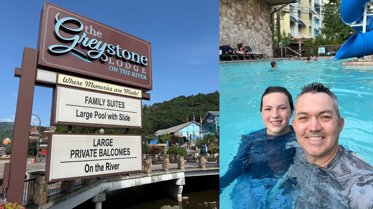 Greystone Lodge on The River FULL TOUR | Rooms, Pool, Downtown Gatlinburg & More!