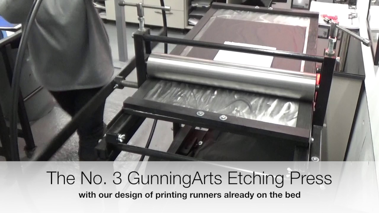 Gunning printing press - Etching Press Tutorial