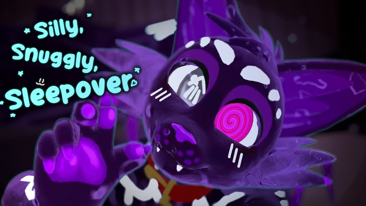 Furry ASMR | Sleepy Sleepover Silly Rambles from a DORK (Soft Spoken, VRC  RP M4A)