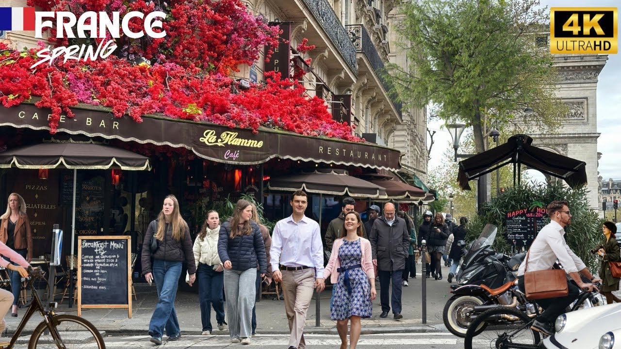 7 April 2026 PARIS 🇫🇷 FRANCE 4KHDR WALK TOUR PARIS HIDDEN STREET WALK CITY TOUR 