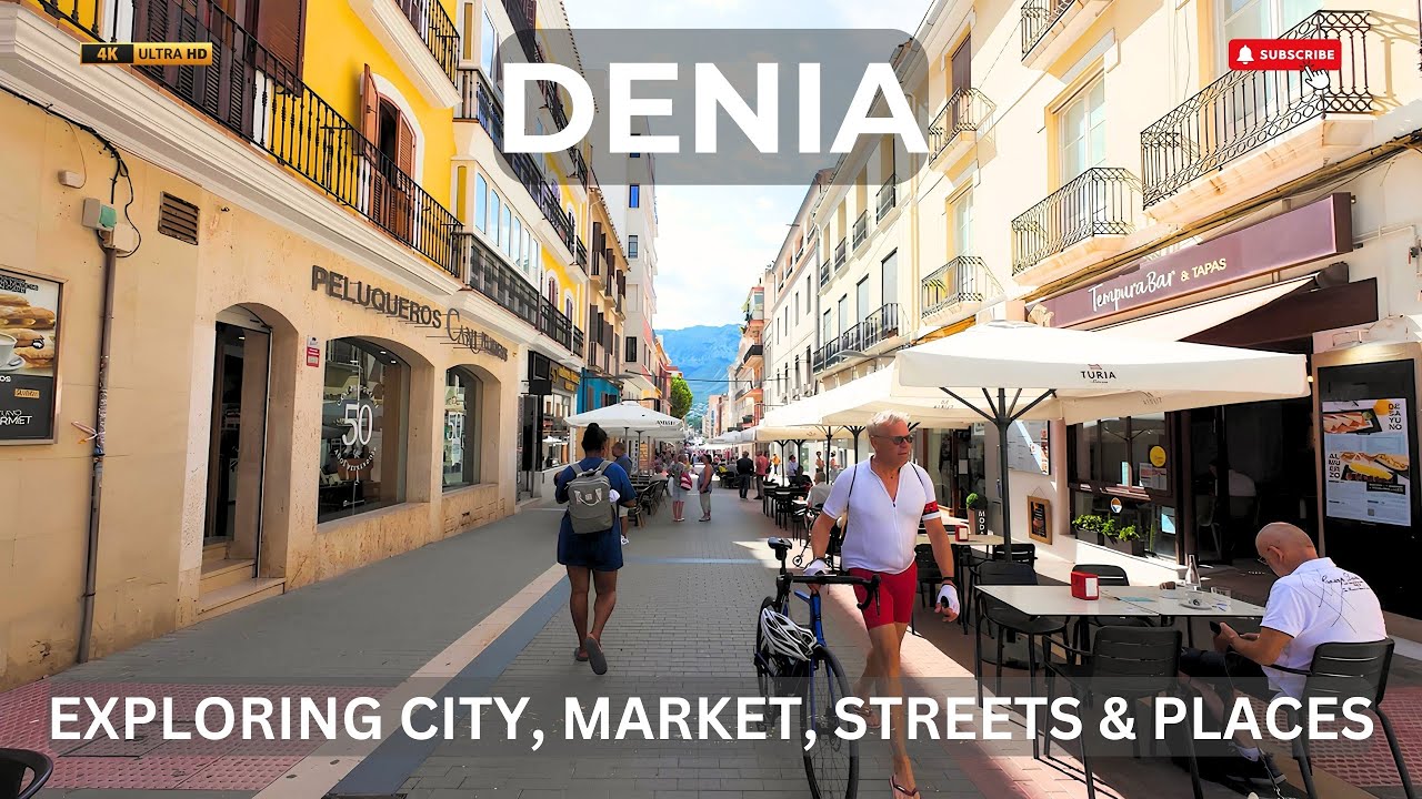 Discover Costa Blanca 🇪🇸 Mediterranean Lifestyle | Spain 4K Walk  | Walking Tour  | Denia